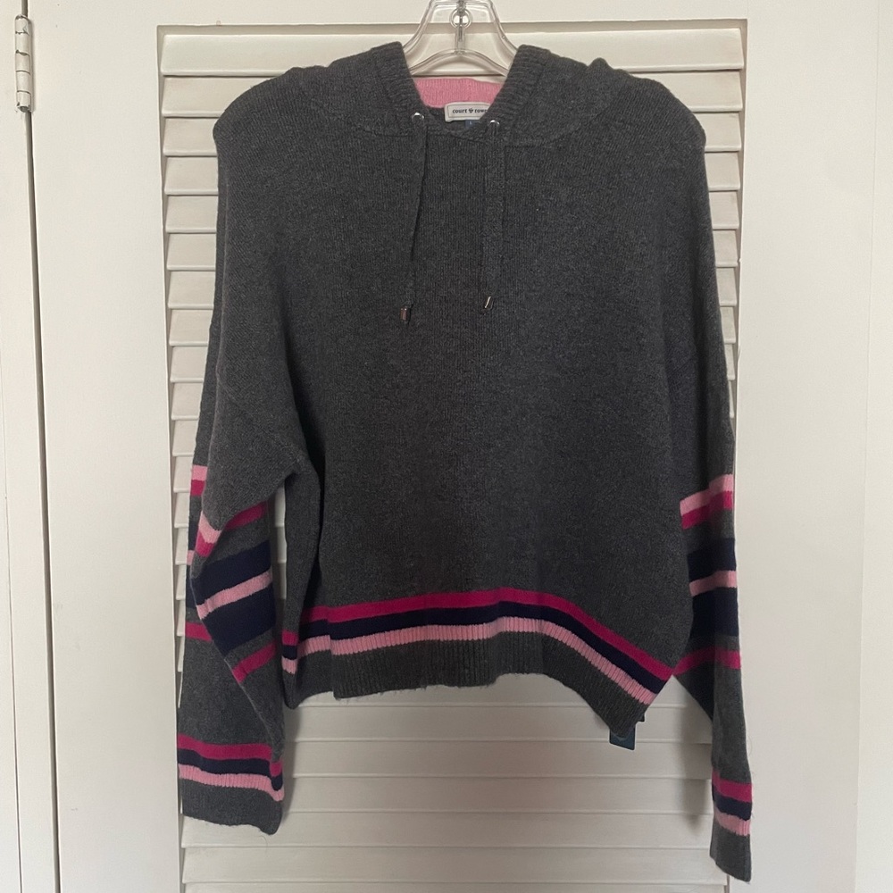 Court & Rowe Ivy League Cropped Sweater